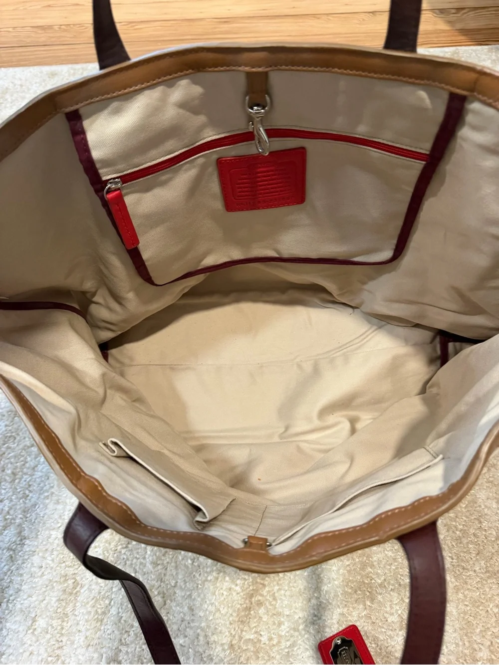 Coach spacious tote